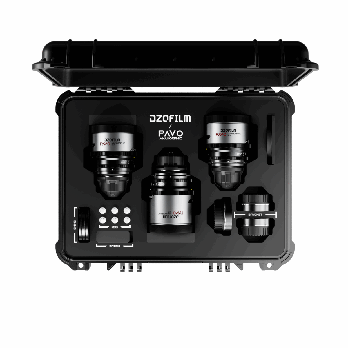 DZOFilm Pavo T2.1–T2.8 – Objetivas Anamórficas 2X Super 35 - Imagem 5