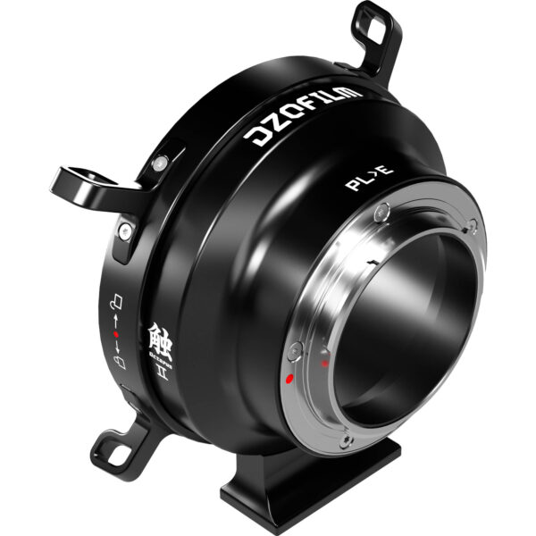 Adapte objetivas ARRI PL a câmaras Sony E, Canon RF, Leica L ou Nikon Z com o DZOFILM Octopus II, leve, robusto e calibrado ao infinito.